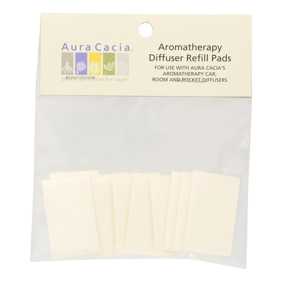 Aura Cacia Diffuser Car/Room Refill (Pack of 6 - 10 Pack)