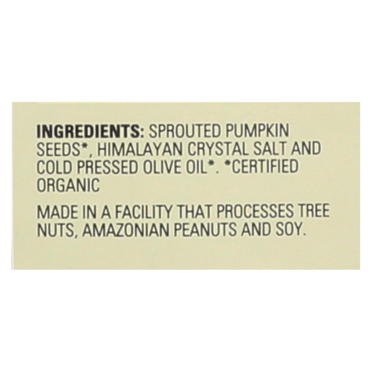 Organic Sprouted Pumpkin Sunflower Seeds (Pack of 6 - 8 Oz.) by Living Intentions