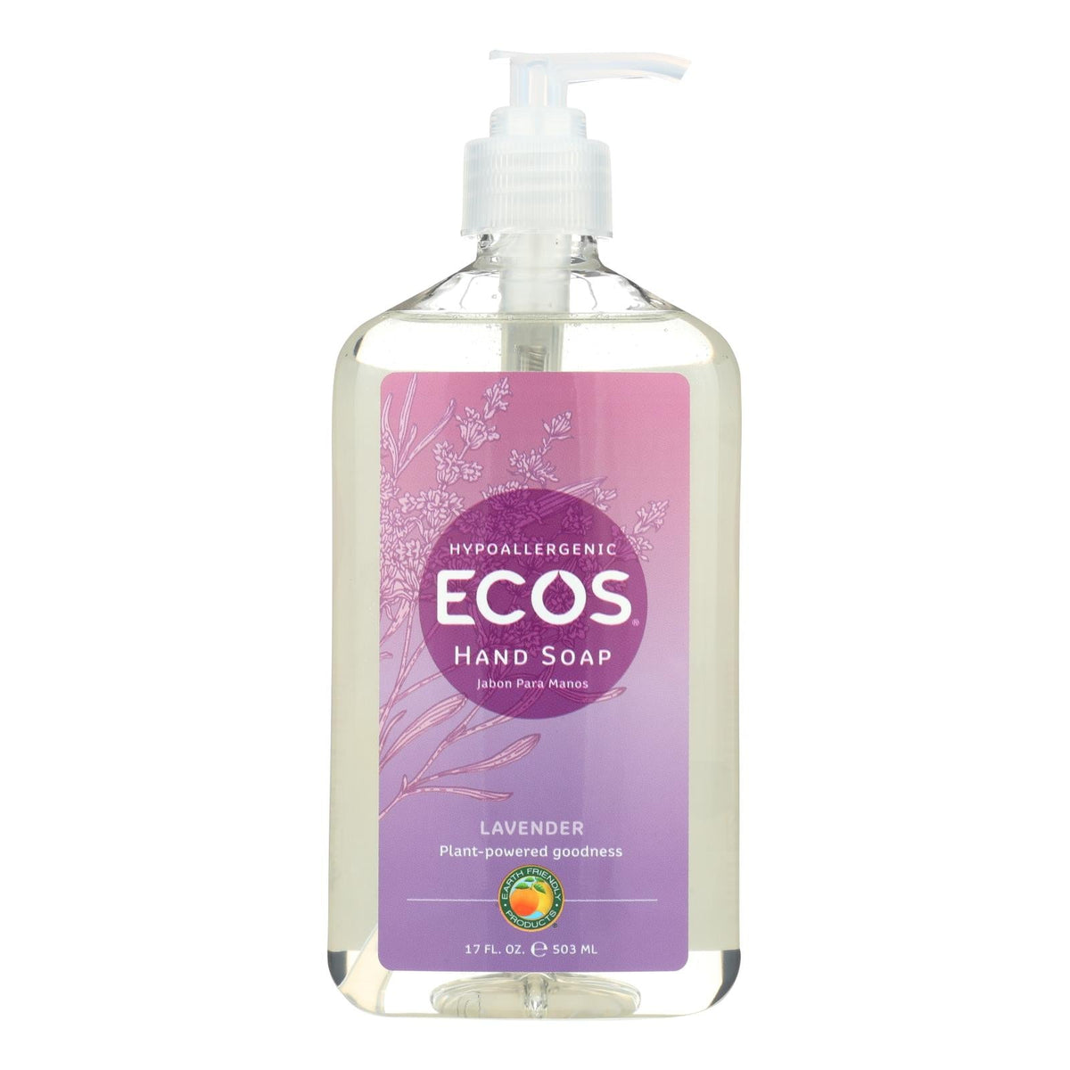 Earth Friendly Hand Soap – Lavender - 6 Pack x 17 Fl Oz.