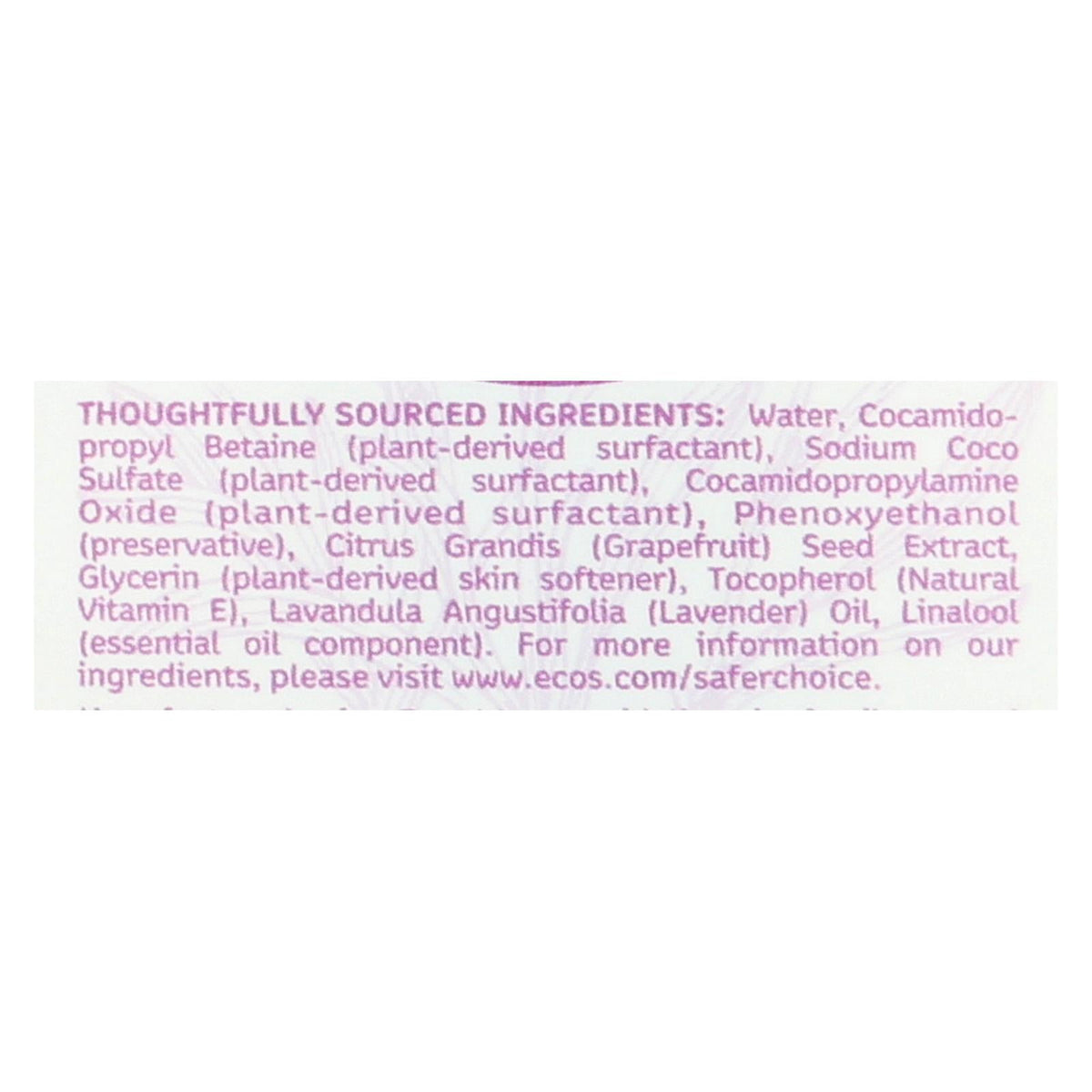 Earth Friendly Hand Soap – Lavender - 6 Pack x 17 Fl Oz.