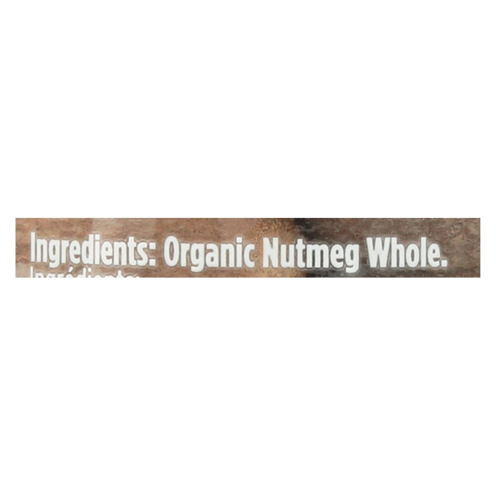 Spicely Organics Organic Nutmeg Whole (Pack of 3) - 1.4 Oz.