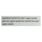 Numi Organic Toasted Rice Green Tea, 18 ct (Case of 6)