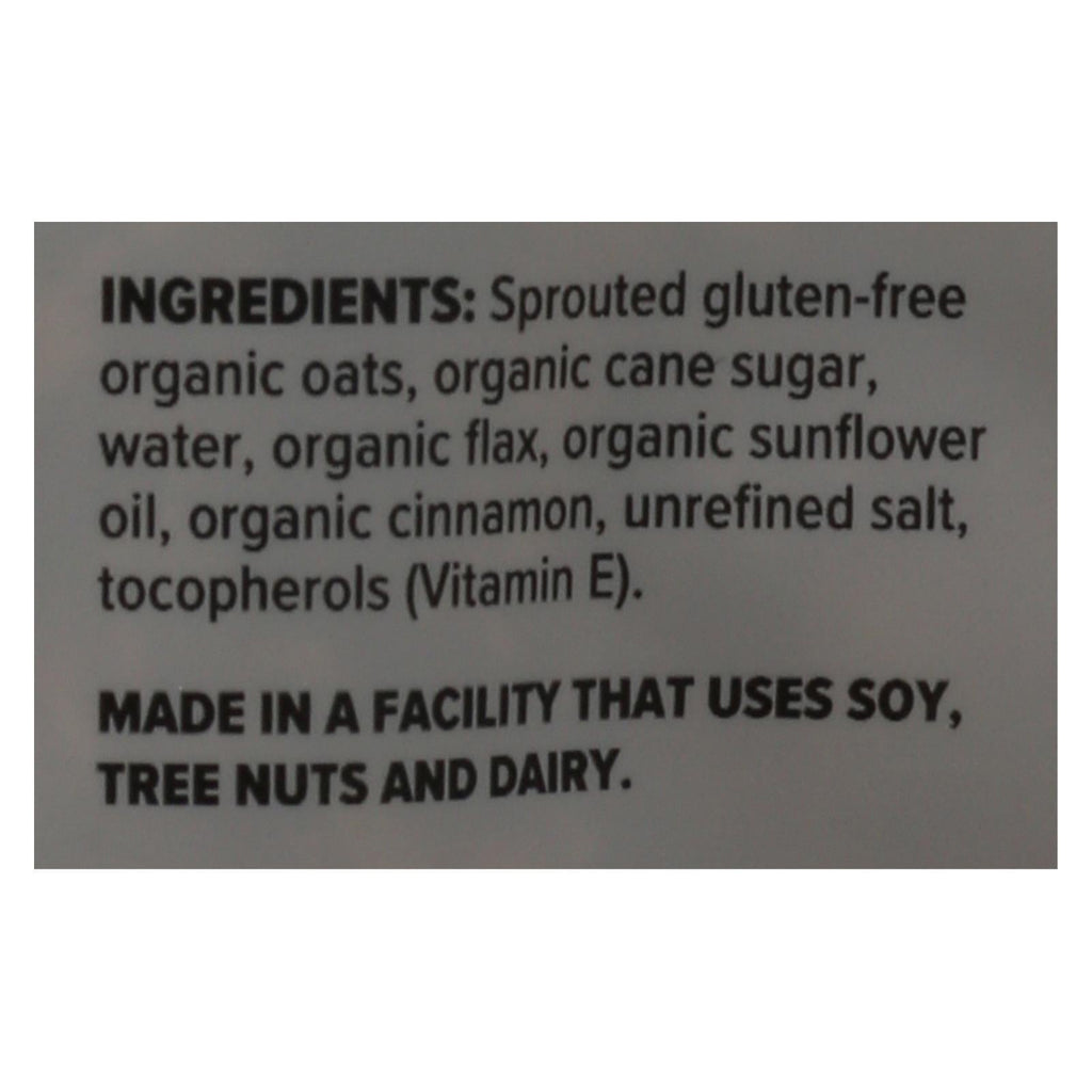 One Degree Organic Foods Sprouted Oat Cinnamon Flax Granola, 11 oz (Case of 6)