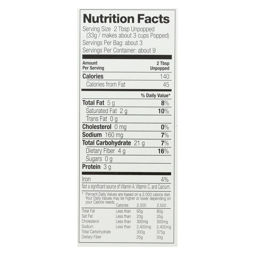 Black Jewell Butter Microwave Popcorn, 3 x 3.5 oz (Case of 6)