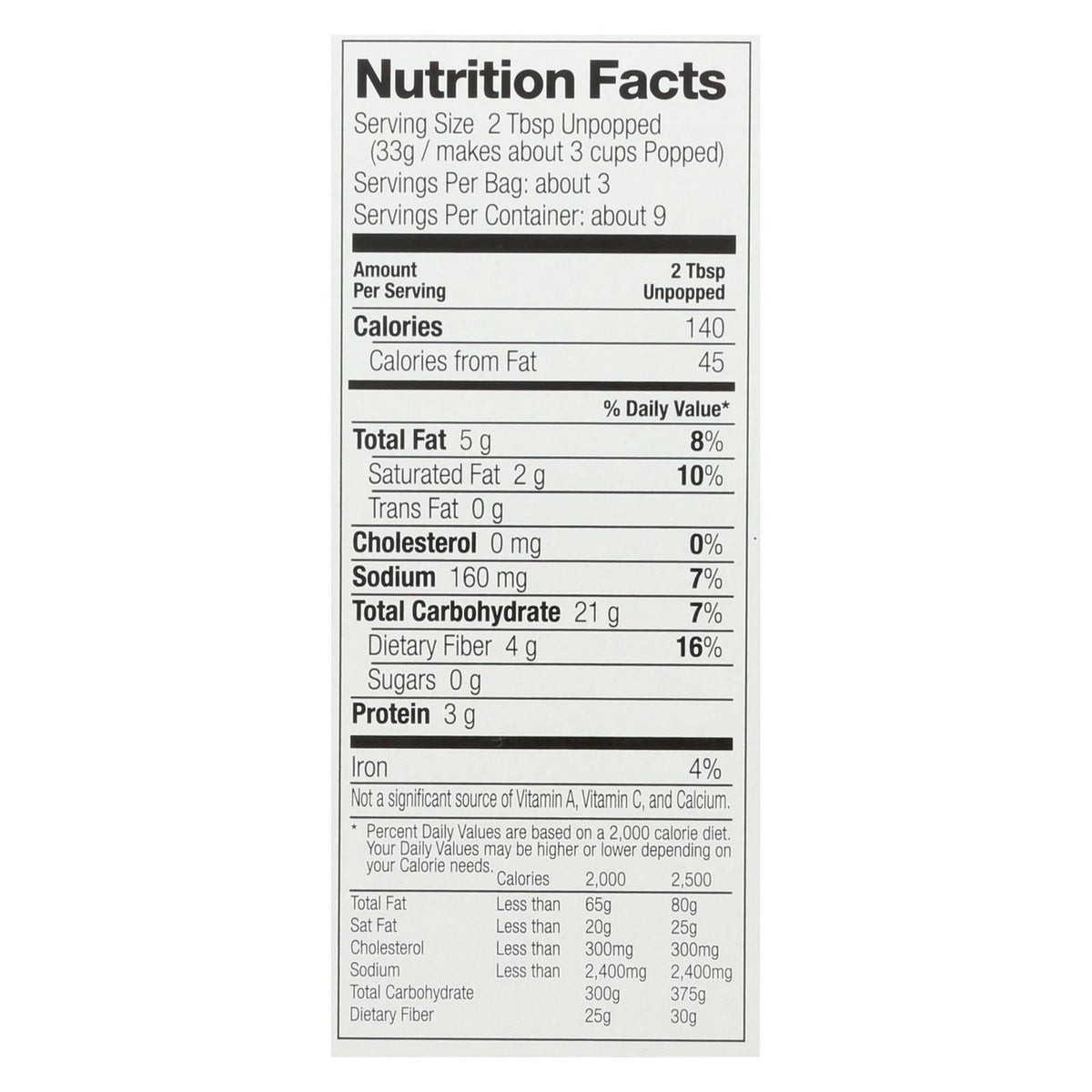 Black Jewell Butter Microwave Popcorn, 3 x 3.5 oz (Case of 6)