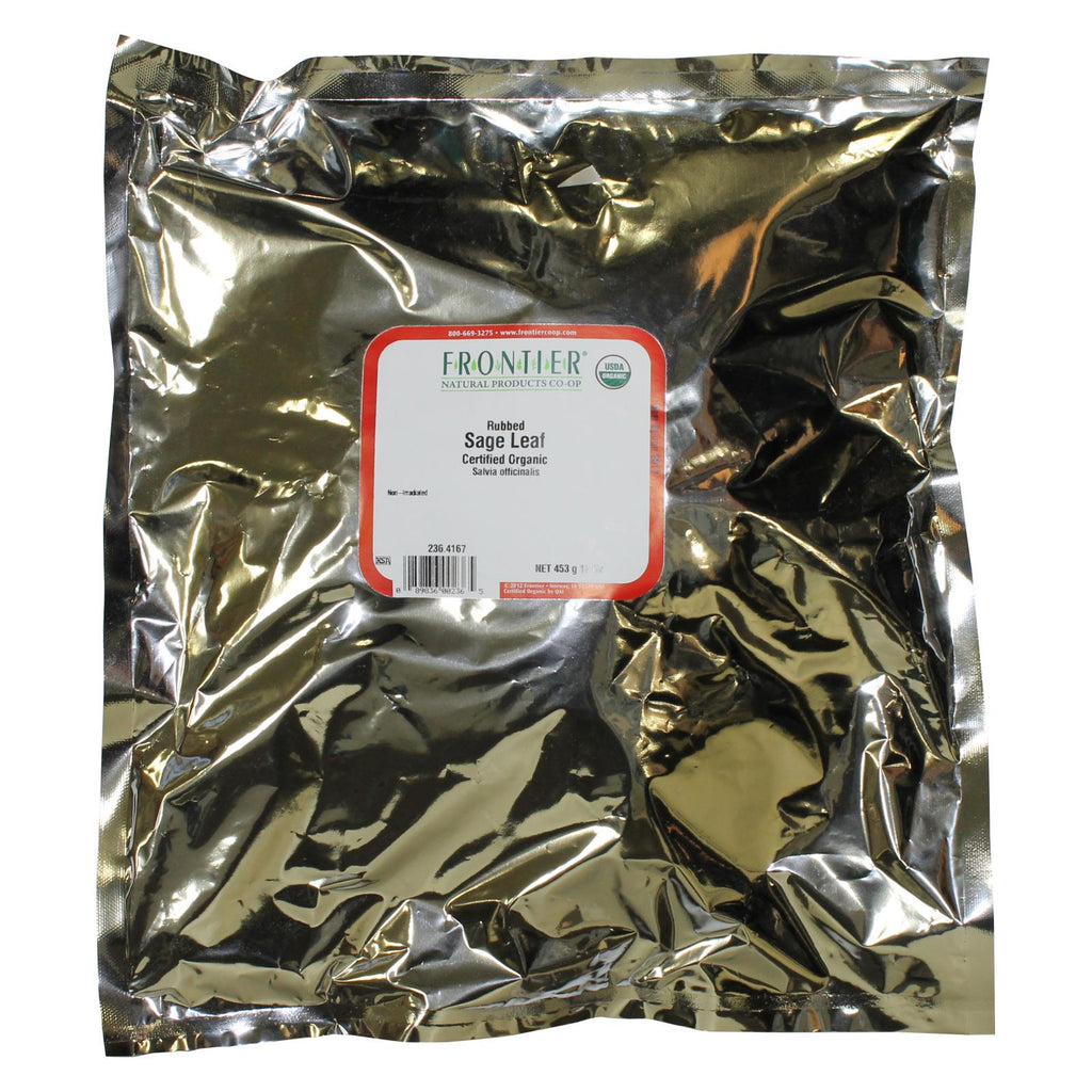Frontier Co-op Organic Rubbed Sage Leaf, 1 lb