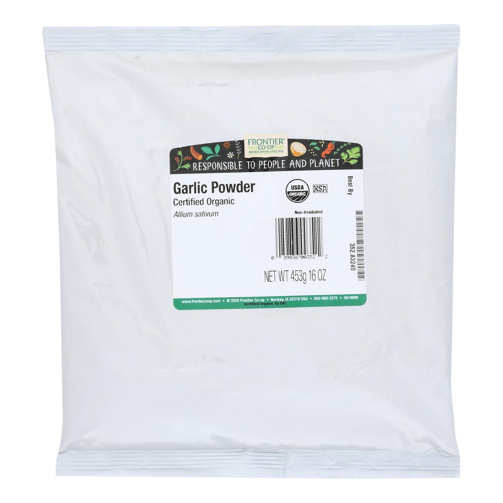 Frontier Co-op Organic Garlic Powder, 1 lb