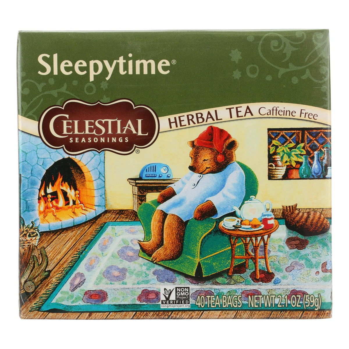 Celestial Seasonings Sleepytime Herbal Tea, Caffeine Free, 40 ct (Case of 6)