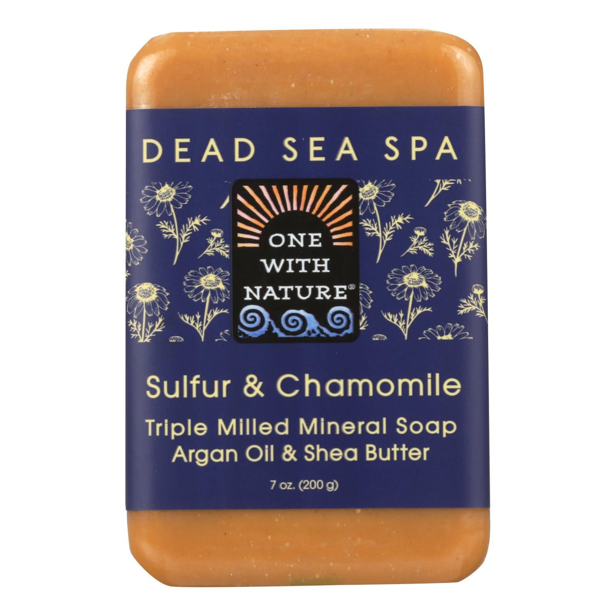 One With Nature (7 Oz. Dead Sea Sulfur Bar Soap)