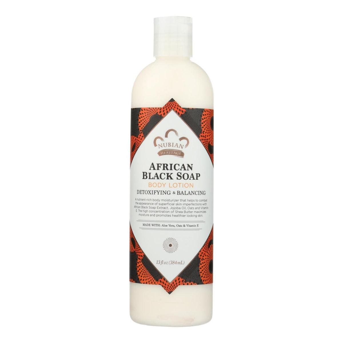 Nubian Heritage African Black Soap Lotion, 13 oz