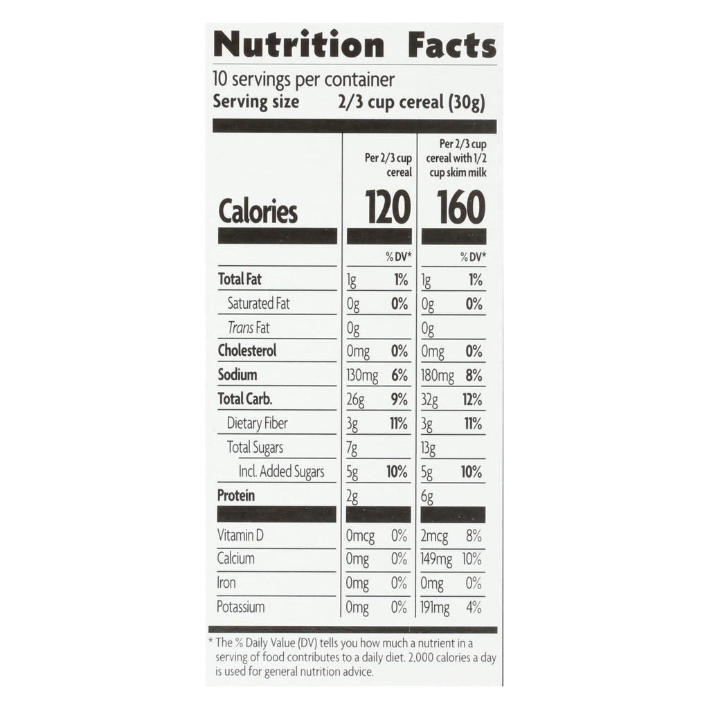 Nature's Path Organic Crunchy Cinnamon Sunrise Cereal, 10.6 oz (Case of 12)