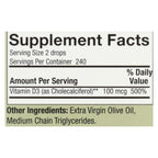 Nature's Answer Vitamin D-3 Drops  - 4000 IU, 0.5 Fl Oz