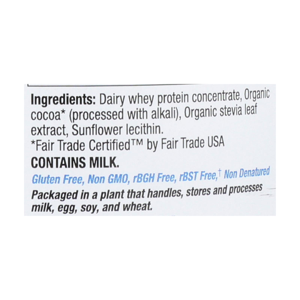 Tera's Whey rbGH-Free Fair Trade Dark Chocolate Whey Protein, 12 oz