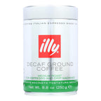 Illy Decaf Medium Roast Ground Coffee for Espresso & Drip, 8.8 oz (Case of 6)