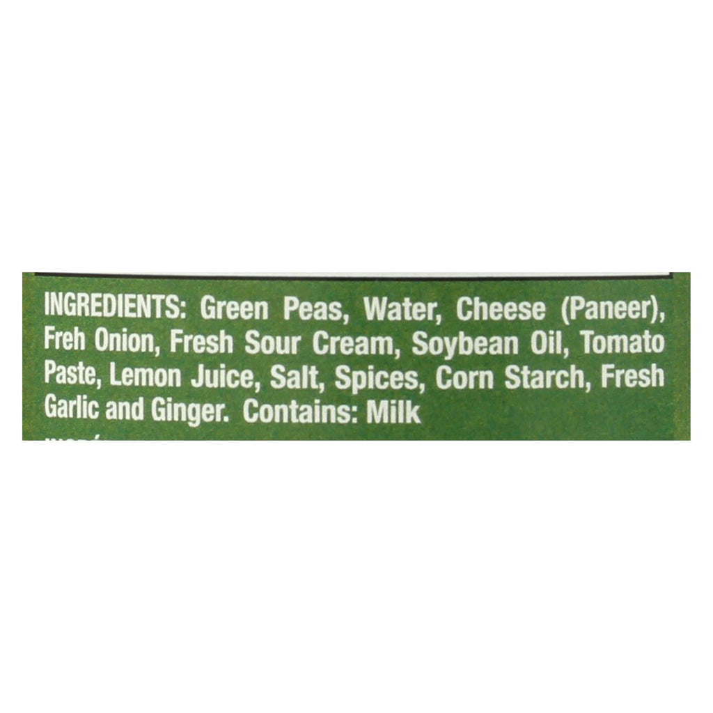 Jyoti Matar Paneer, 15 oz (Case of 12)