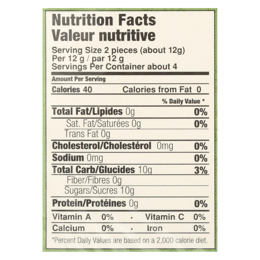 The Ginger People Gin Gins Original Chewy Ginger Candy Travel Pack, 1.6 oz (Case of 24)