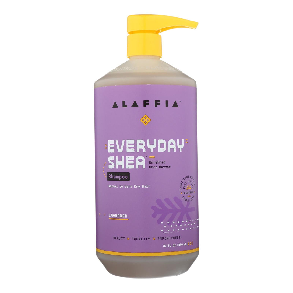Alaffia Shea Lavender Shampoo, 32 oz