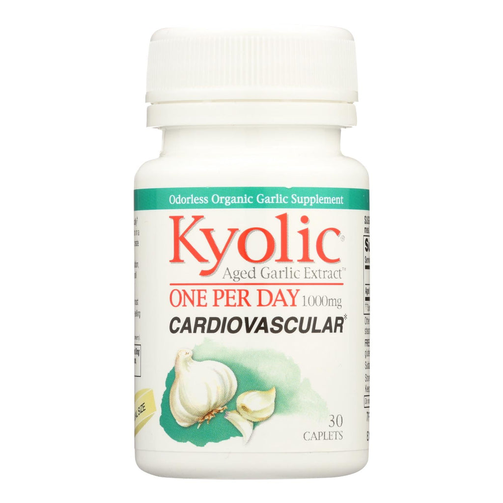 Kyolic Aged Garlic Extract (Pack of 30) Cardiovascular 1000mg Caplets