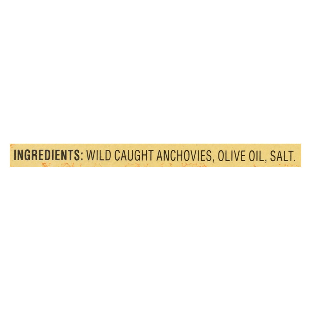 Reese Flat Anchovy Fillets in Pure Olive Oil, 2 oz (Case of 10)
