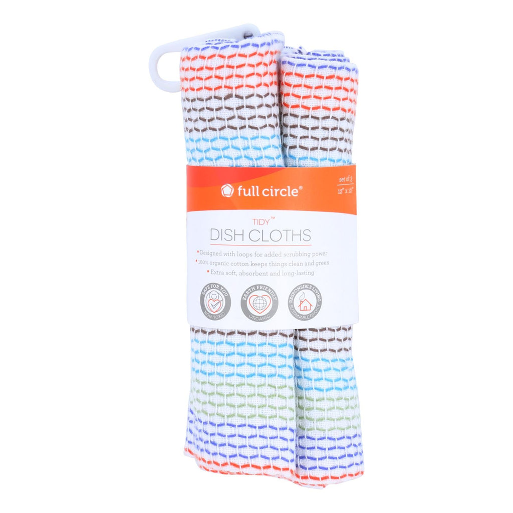 Full Circle Tidy Dish Cloths, 12 x 12 Inch (Case of 36)