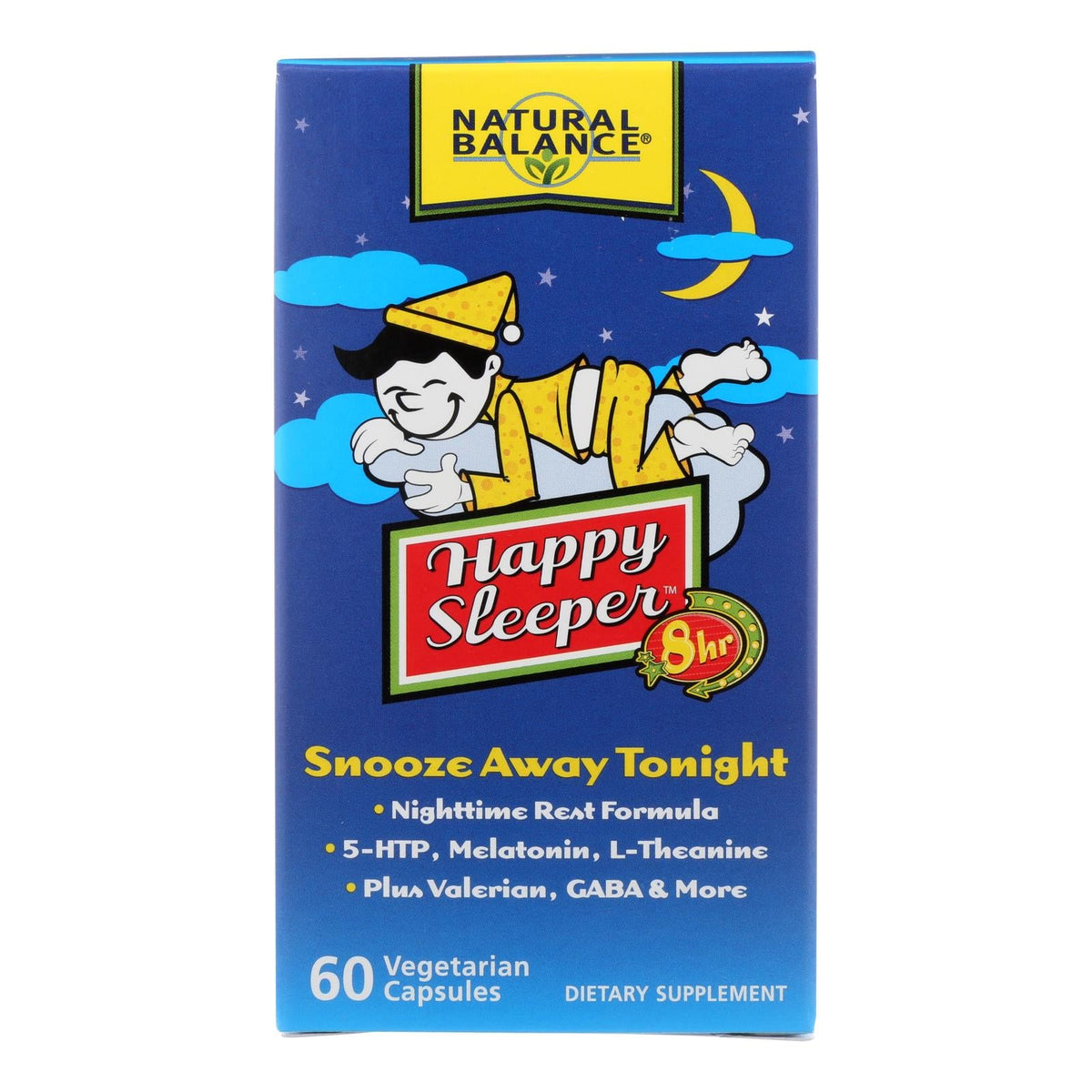 Natural Balance Happy Sleeper, 60 Vegetarian Capsules