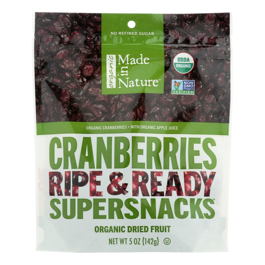 Made in Nature Organic Dried Cranberries, 5 oz (Case of 6)