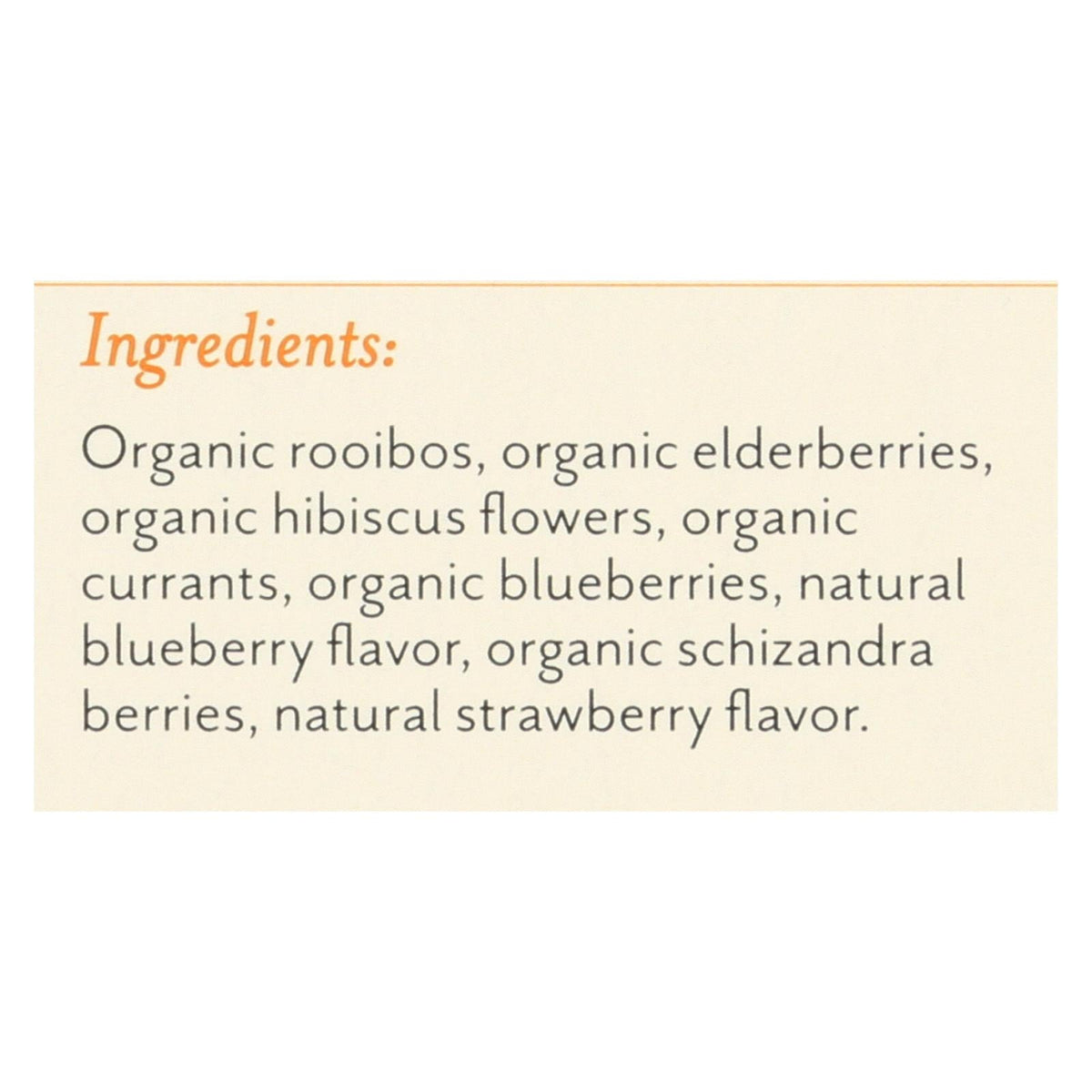 Rishi Organic Blueberry Hibiscus Tea (Pack of 6 - 15 Bags)
