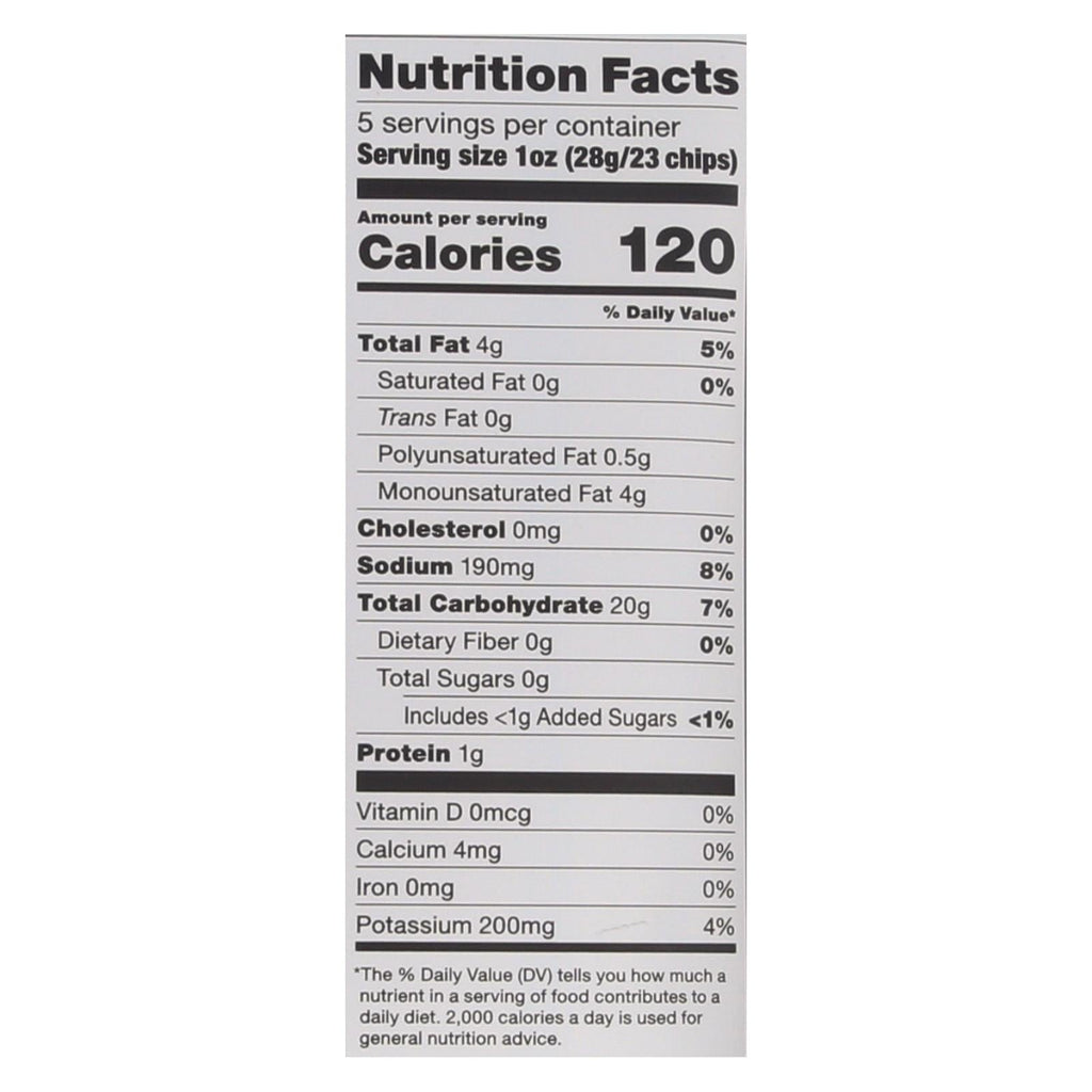 Popchips Potato Chips, Sea Salt, 5 oz (Case of 12)