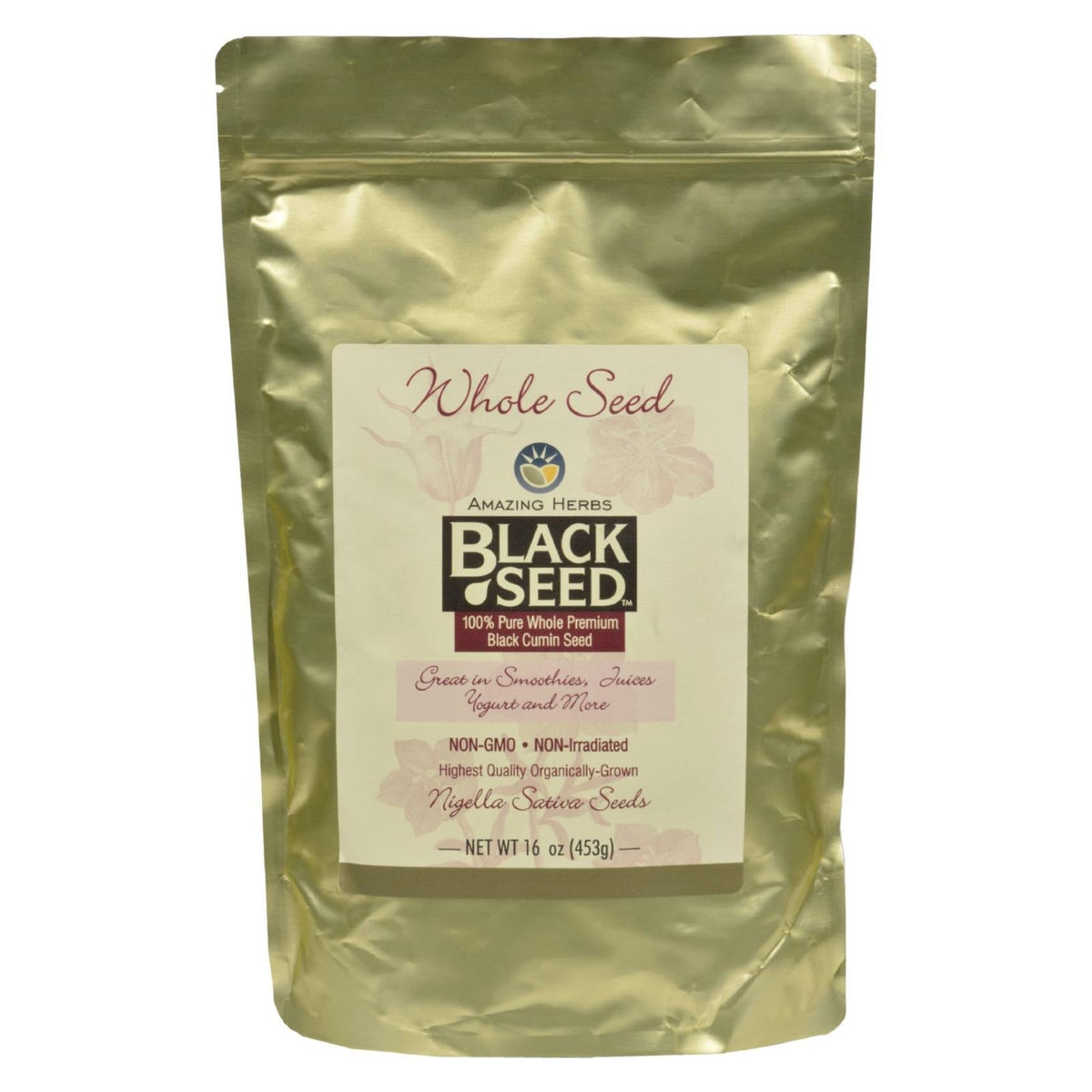 Amazing Herbs Whole Black Seed, 16 oz