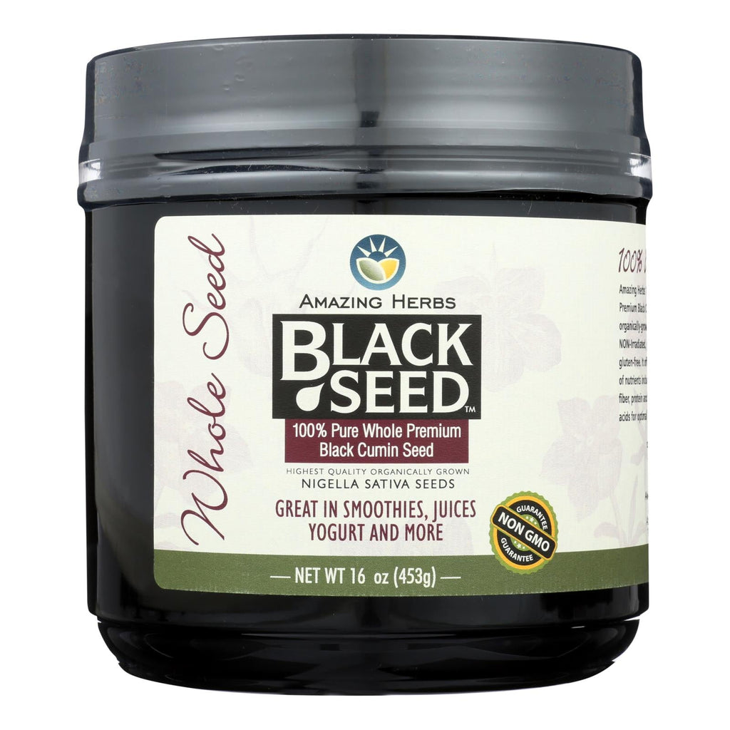 Amazing Herbs Whole Black Seed, 16 oz