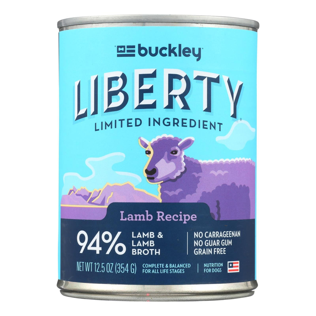 Buckley Liberty Wet Food, Lamb, 12.5 oz (Case of 12)