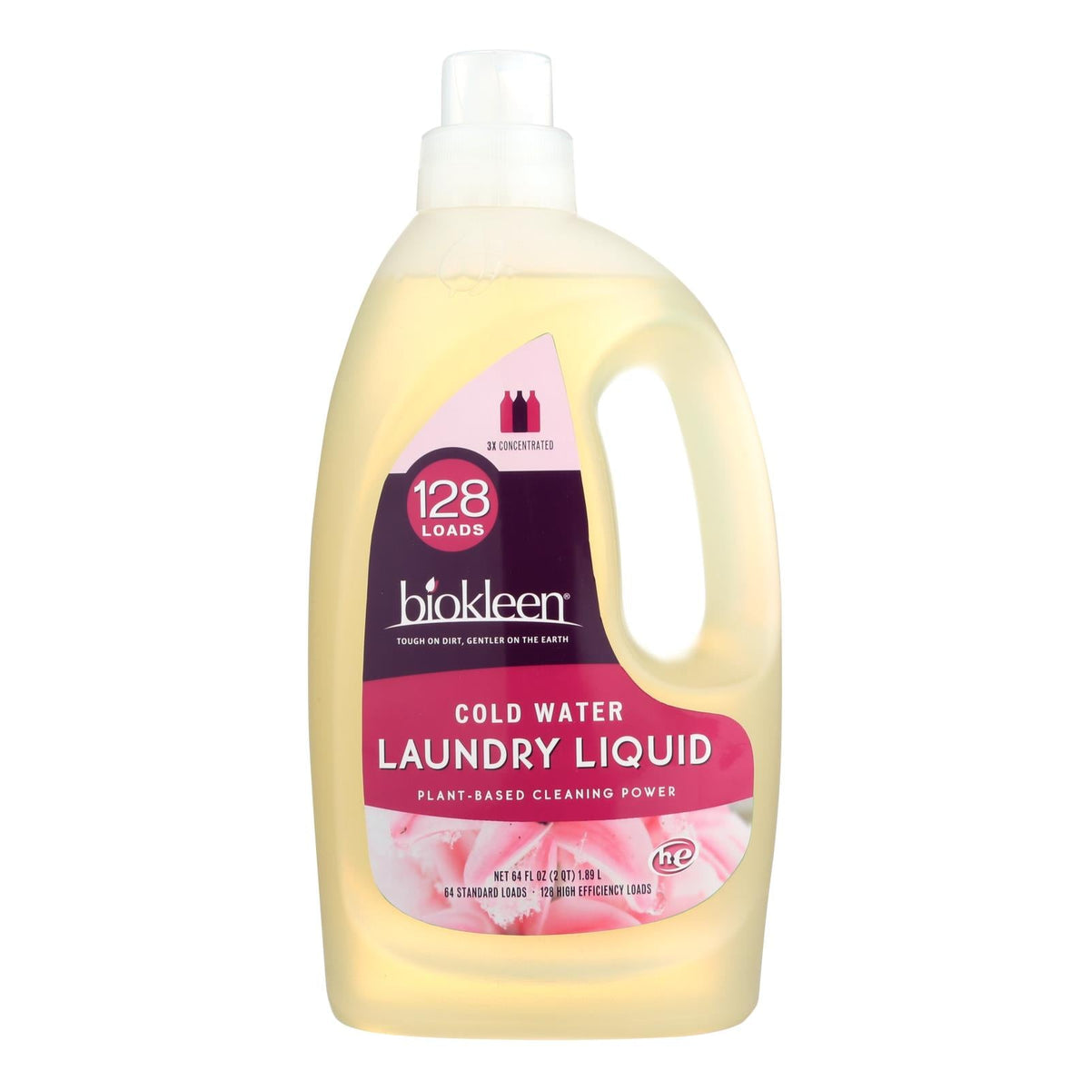 Biokleen Cold Water Formula Laundry Liquid, 64 oz