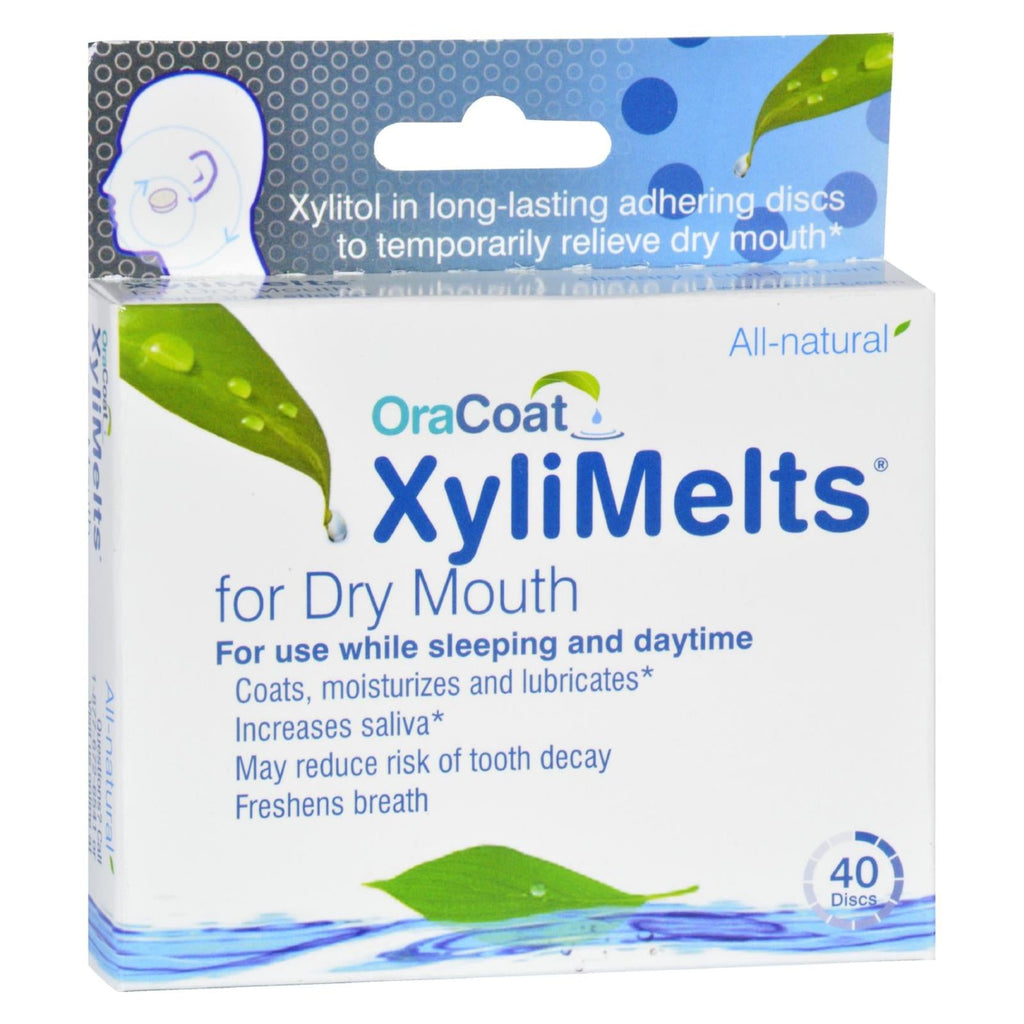 OraCoat XyliMelts for Dry Mouth, Regular, 40 ct