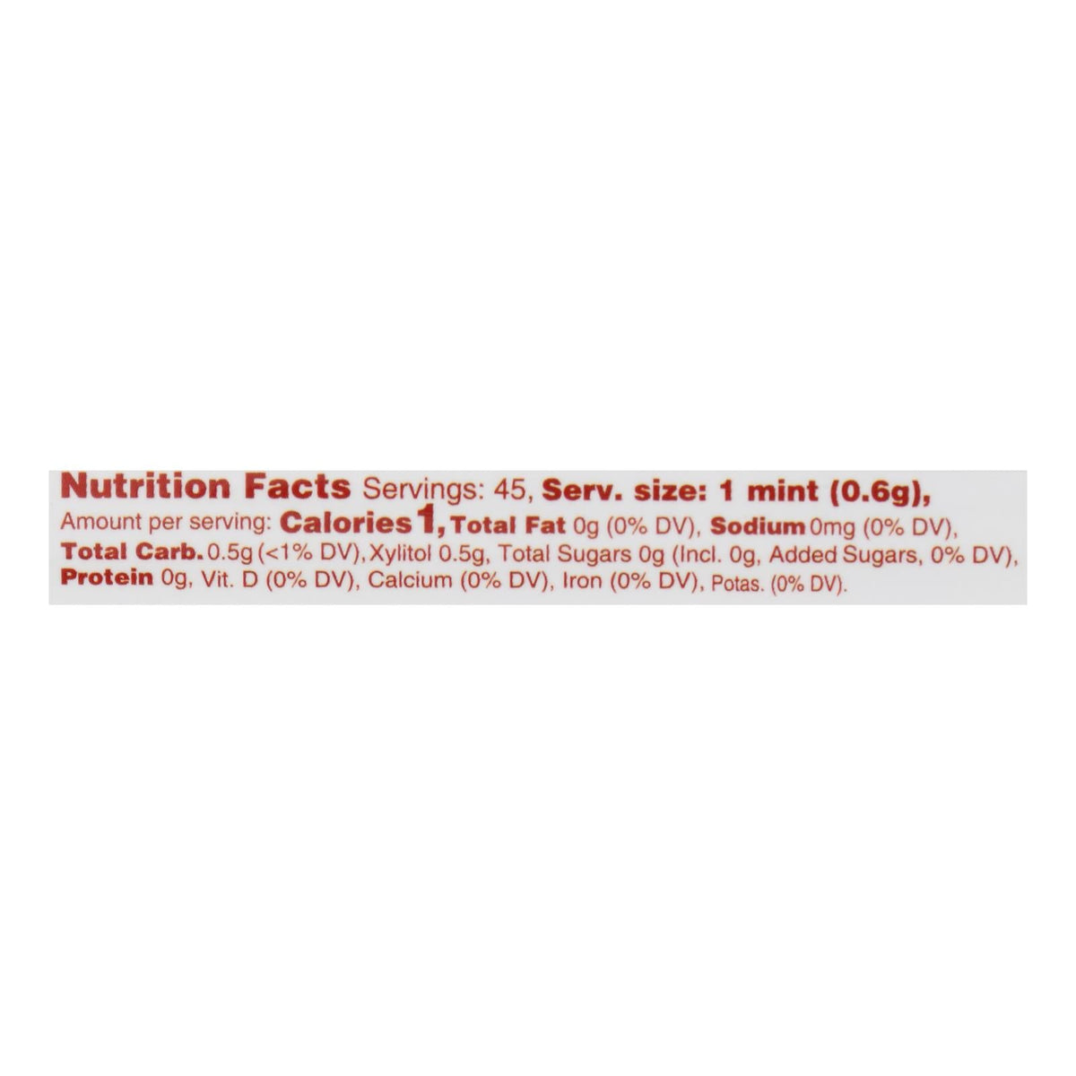 Spry Xylitol Gems, Cinnamon, 45 ct (Case of 6)