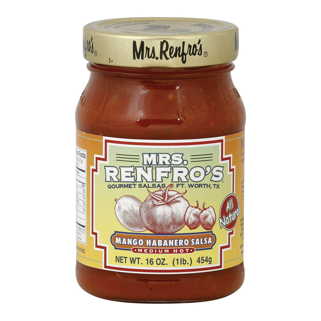 Mrs. Renfro's Mango Habanero Salsa, 16 oz (Case of 6)