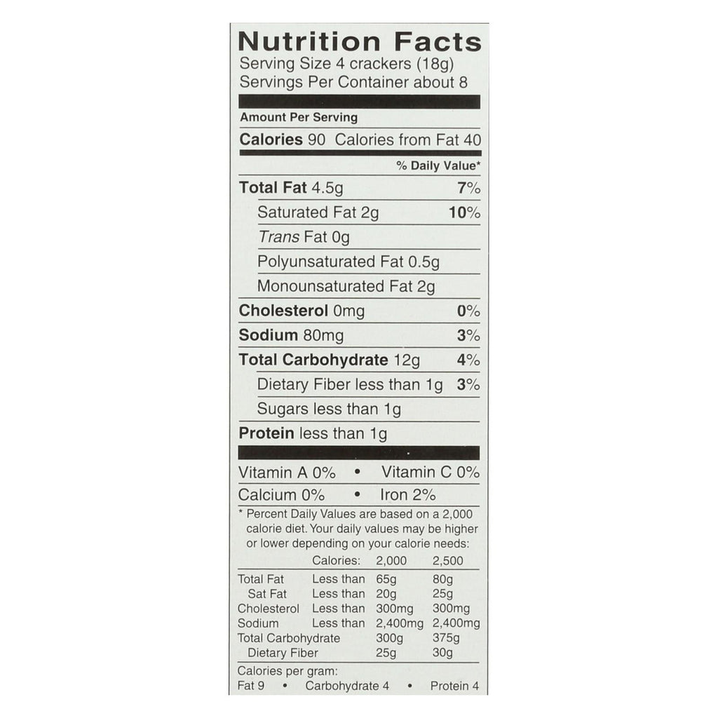 Breton Original Flax Crackers, 4.76 oz (Case of 6)