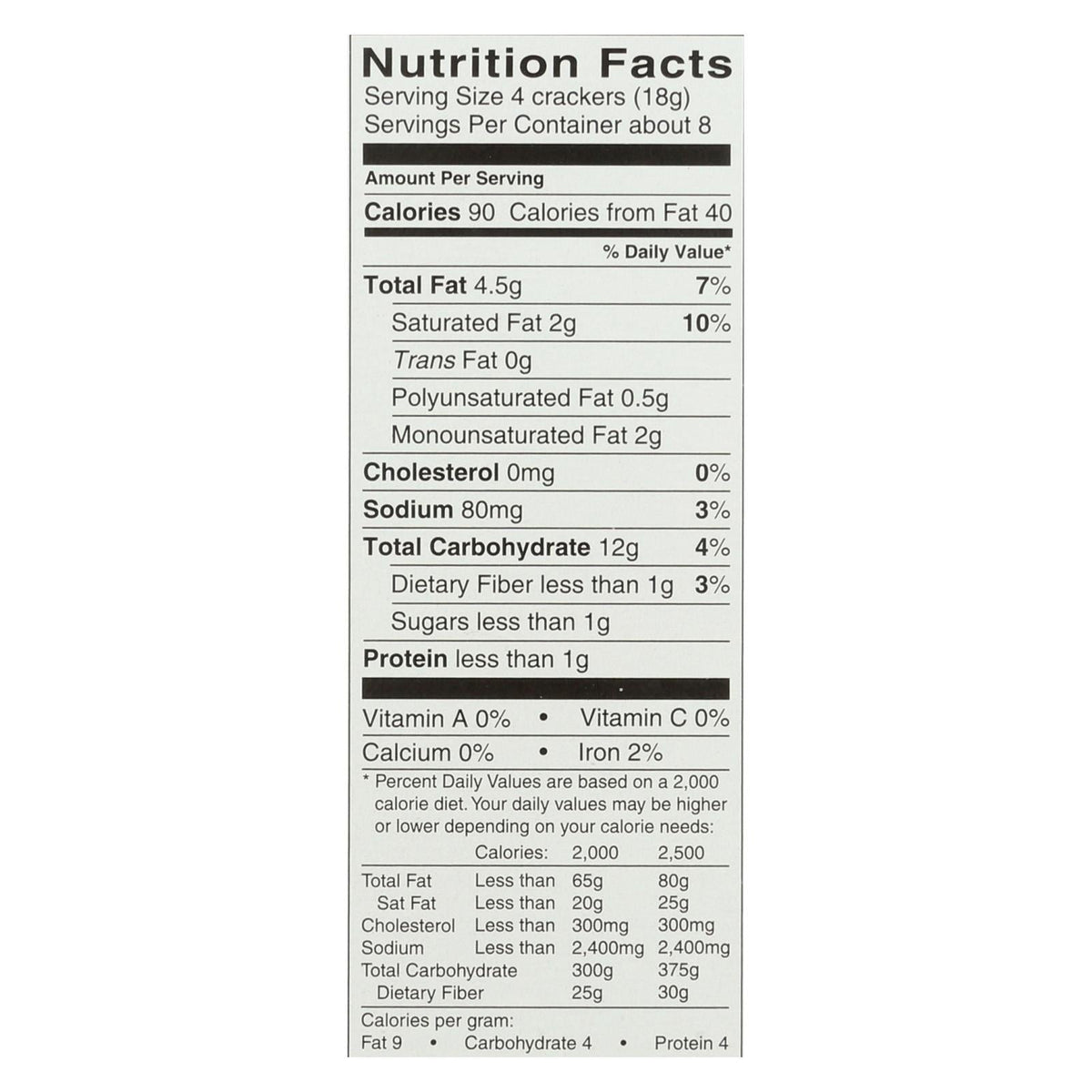 Breton Original Flax Crackers, 4.76 oz (Case of 6)