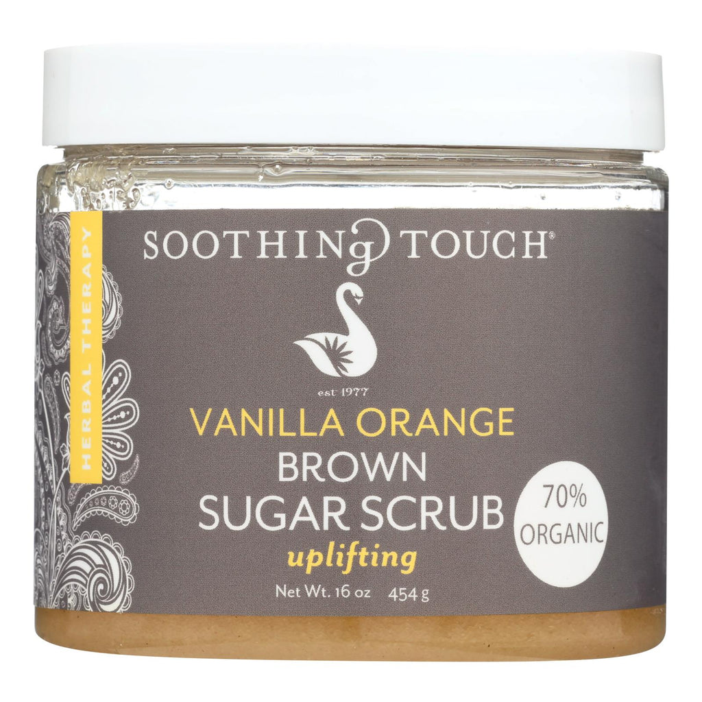 Soothing Touch Brown Sugar Scrub, Vanilla Orange, 16 oz