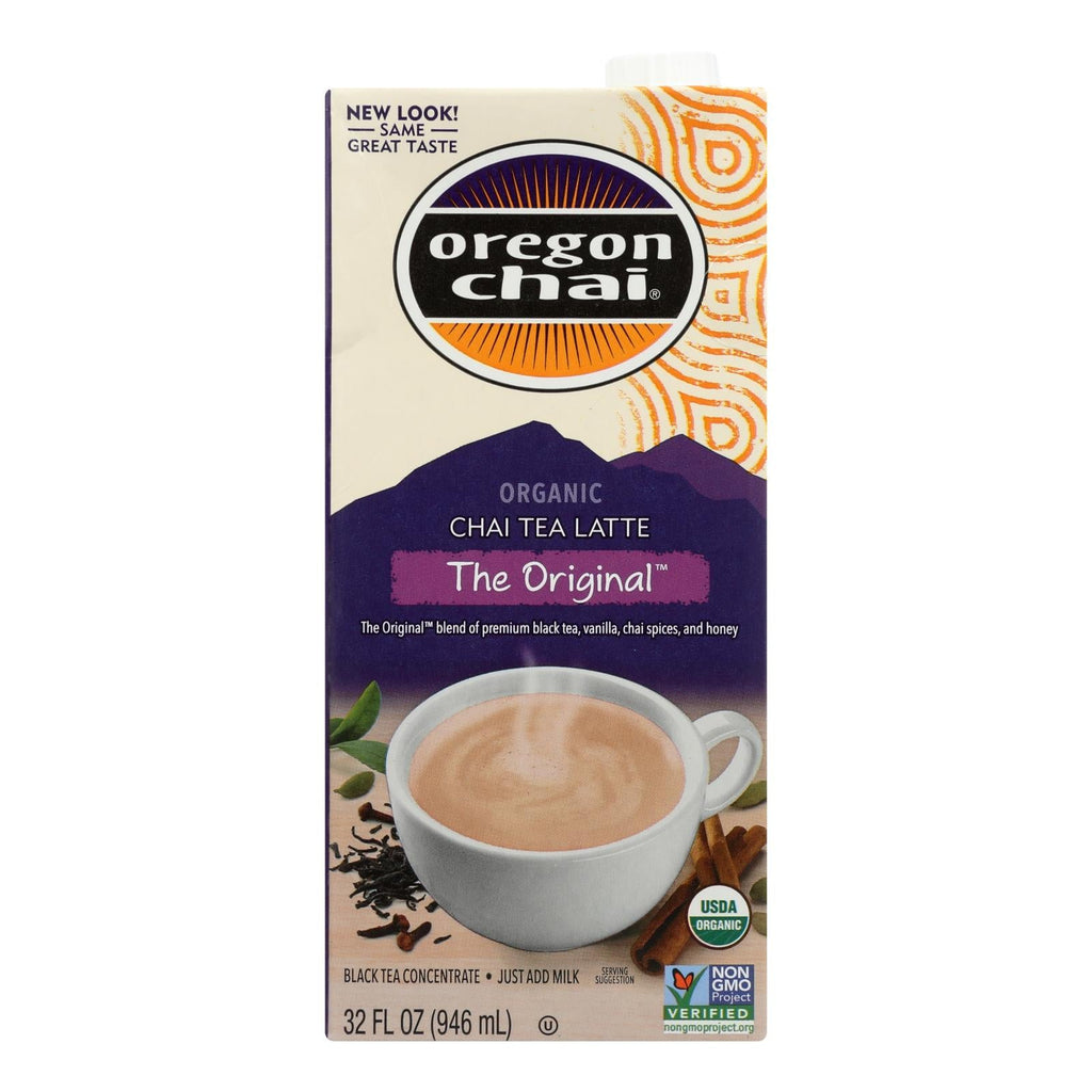 Oregon Chai The Original Chai Tea Latte Concentrate, 32 fl oz (Case of 6)
