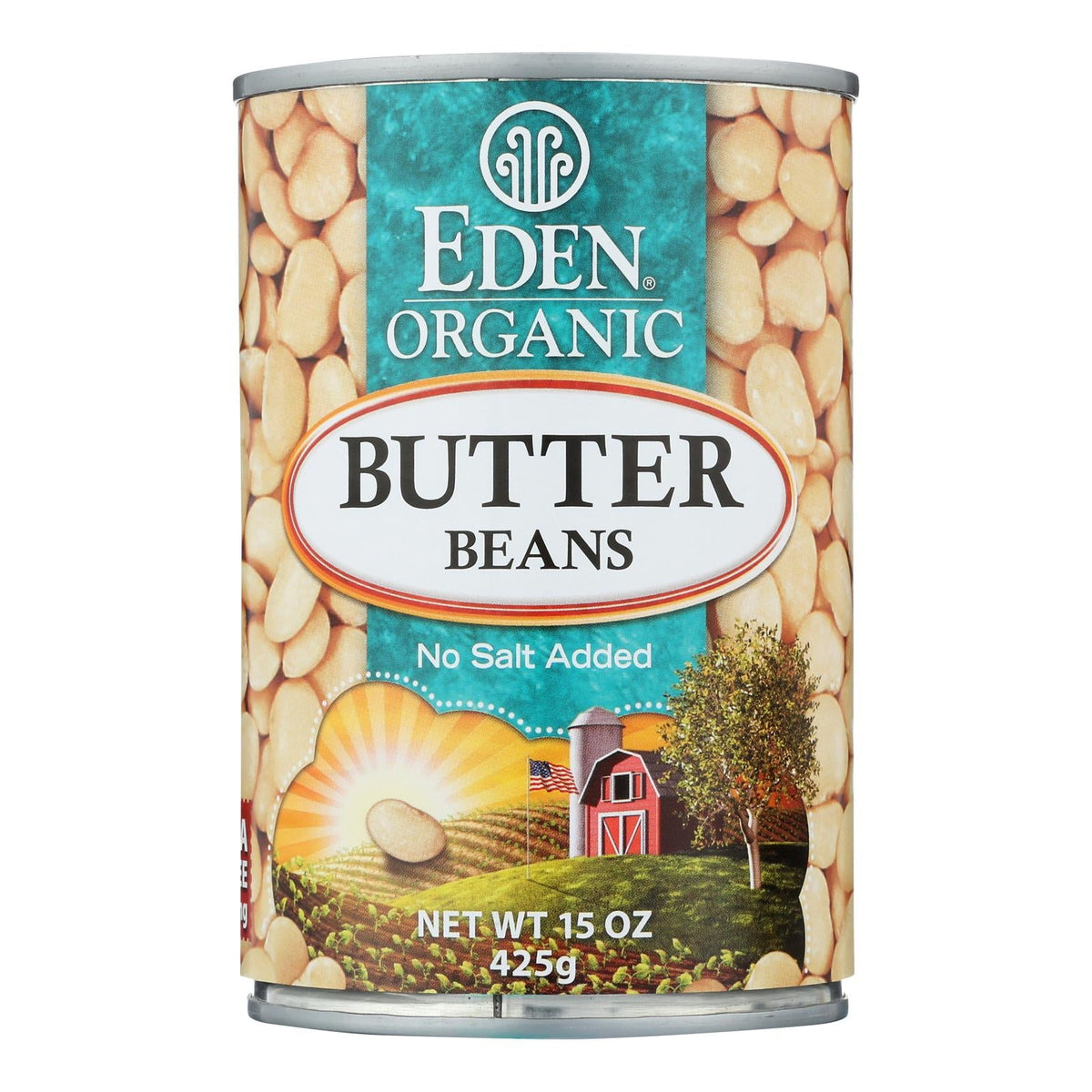 Eden Foods Organic Butter Beans, 15 oz (Case of 12)