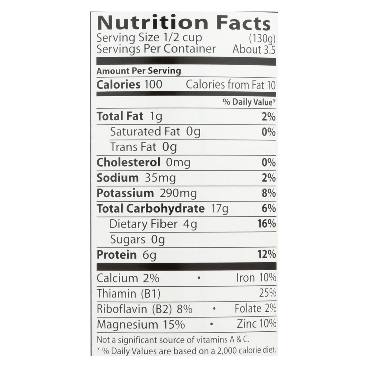 Eden Foods Organic Butter Beans, 15 oz (Case of 12)