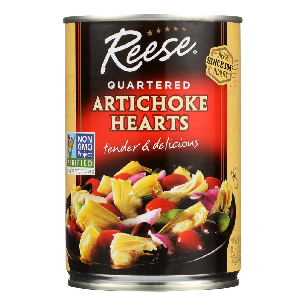 Reese Quartered Artichoke Hearts, 14 oz (Case of 12)
