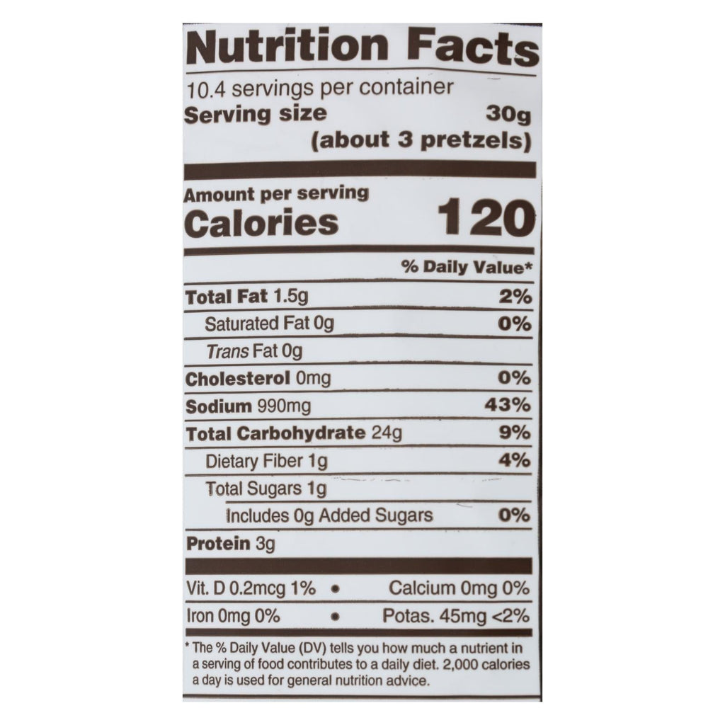 Unique Pretzels Extra Salt Splits, 11 oz (Case of 12)