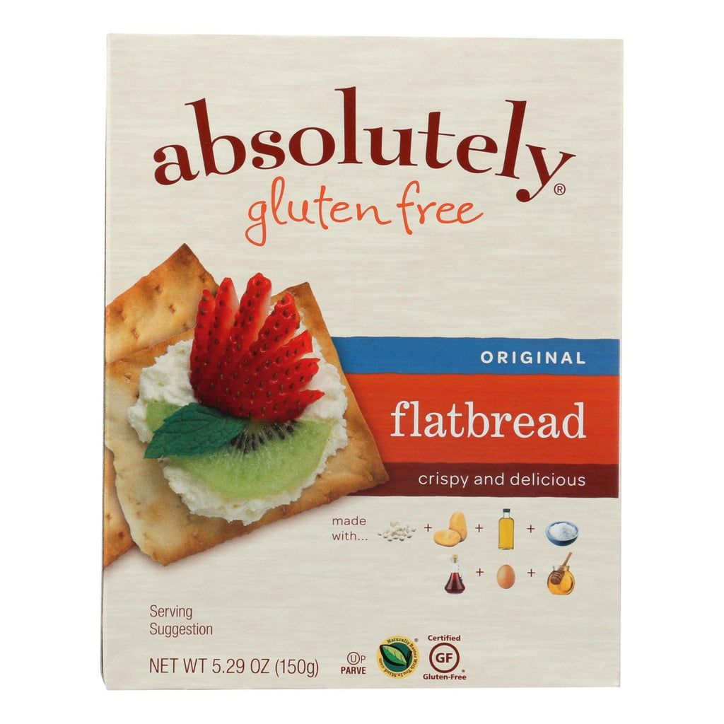 Absolutely Gluten Free Flatbread, Original, 5.29 oz (Case of 12)