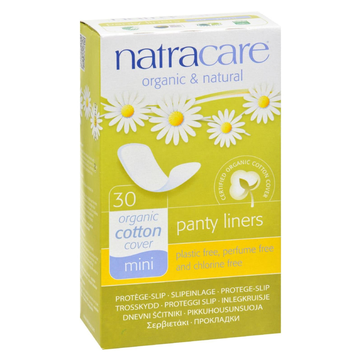 Natracare Natural Mini Panty Liners (Pack of 30)
