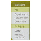 Natracare Natural Mini Panty Liners (Pack of 30)