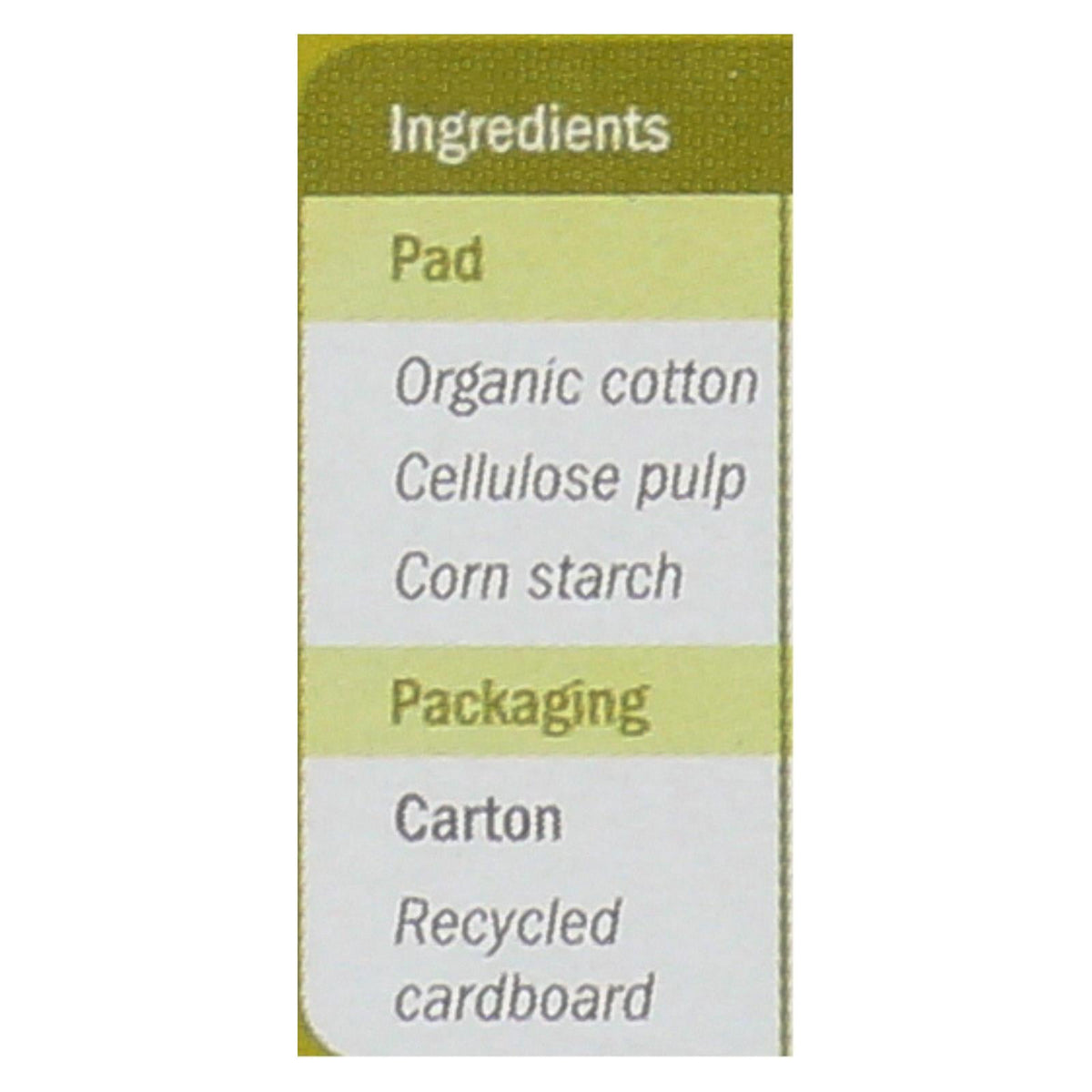 Natracare Natural Mini Panty Liners (Pack of 30)