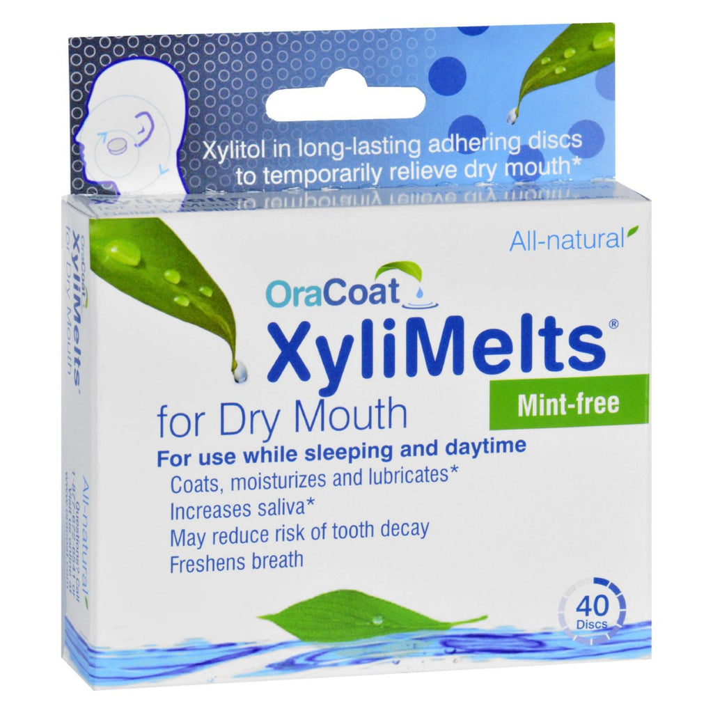 Oracoat Xylimelts (Pack of 40) for Dry Mouth - Mint Free