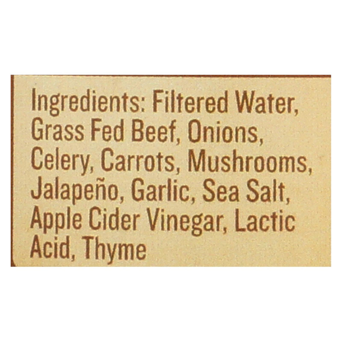 Epic Beef Bone Broth, Jalapeno Sea Salt, 14 fl oz (Case of 6)