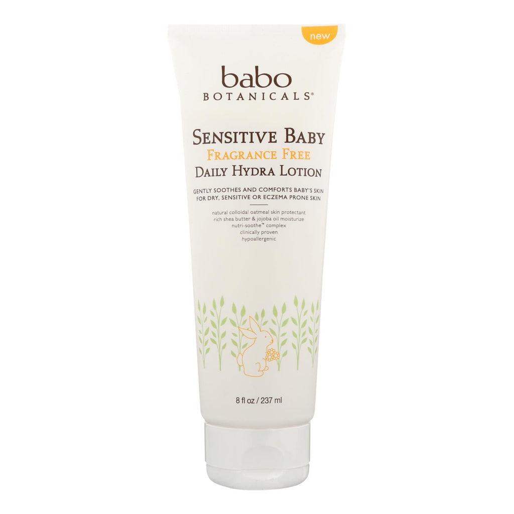Babo Botanicals Fragrance Free Lotion, 8 fl oz